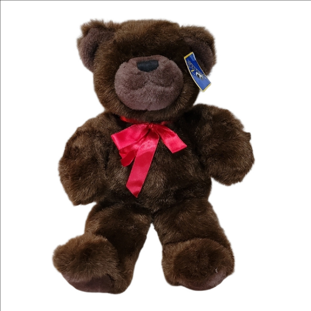 Vintage The Petting Zoo 14" Brown 1994 Teddy Bear NWT - Picture 1 of 8